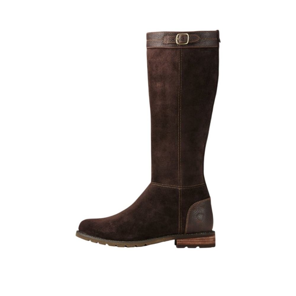 New Ariat Chocolate Chip Creswell H2O English Boots 7.5